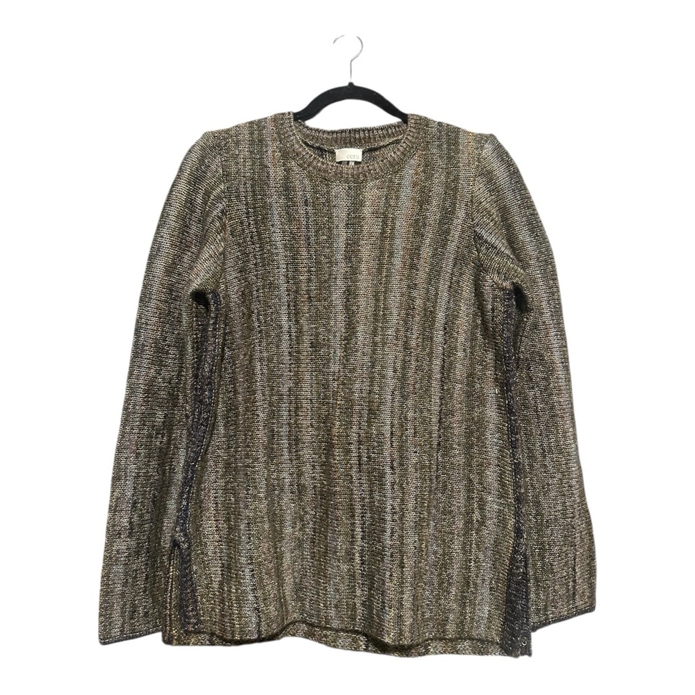ECRU Striped Crew Neck Sweater - EUC